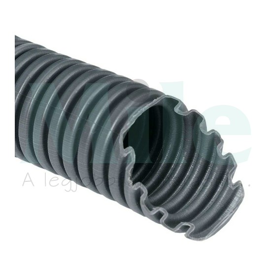 Gégecső lépésálló behúzószállal 50m 25mm PVC szürke hajlékony Super MonoFlex KOPOS
